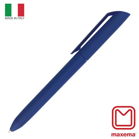 Dark Blue Maxema Rubberised Flow Pens